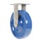 Vestil Solid Polyurethane Rigid Caster 8 In. Diameter x 2 In. Width 1400 Lb. Capacity Dark Blue CST-F-SS-8X2SP-R - alternate 9